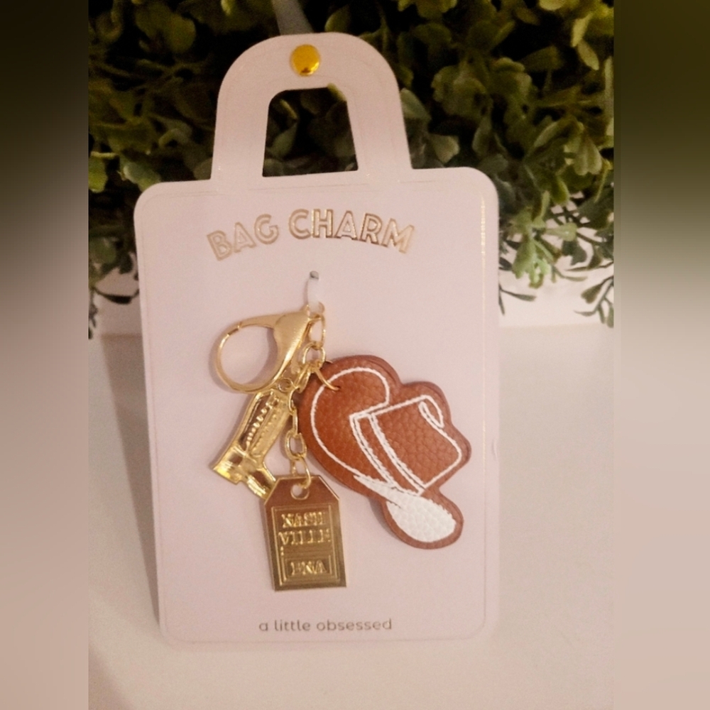 Western Style Bag Charm New